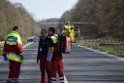 Schwerer VU Krad Fahrrad Koeln Porz Alte Koelnerstr P086